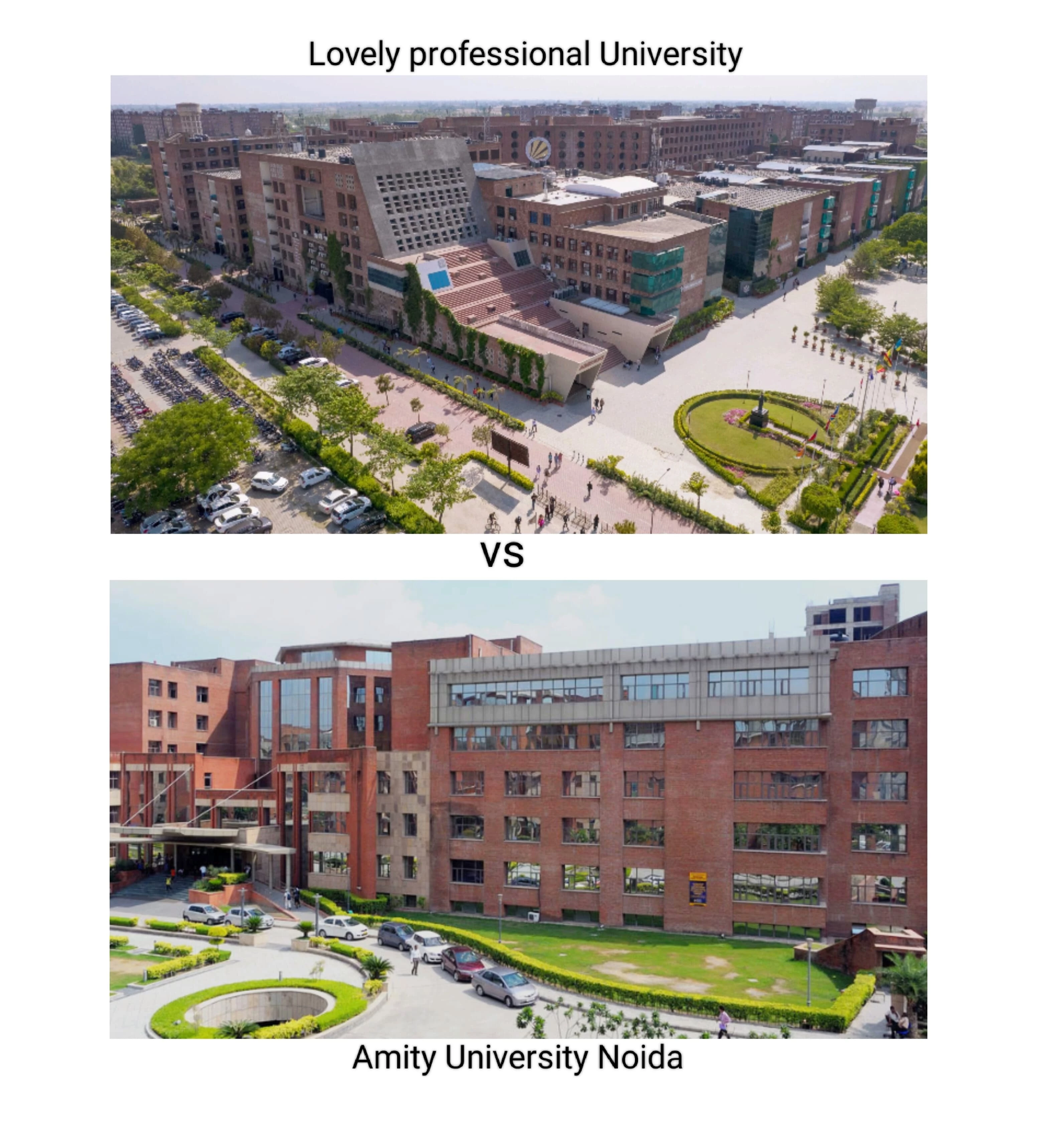 LPU vs Amity University Noida – Placements, Fees, Rankings & Campus Life Compared
